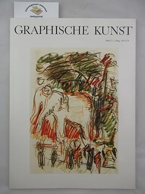 Graphische Kunst. Zeitschrift für Graphikfreunde. Heft 2. 1. Jahrgang 1973/74. Ausgabe B. Mit 50 ...