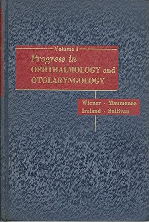 Image du vendeur pour Progress in Ophthalmology and Otolaryngology: a Quadrennial Review. Vol. 1 mis en vente par Lincbook