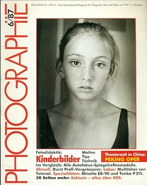 Seller image for Photographie. Heft Nr. 6/ 87. 11. Jahrgang. Das internationale Magazin fr Fotografie, Film und Video. for sale by Online-Buchversand  Die Eule