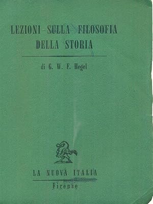 Seller image for Lezioni sulla filosofia della storia for sale by Miliardi di Parole