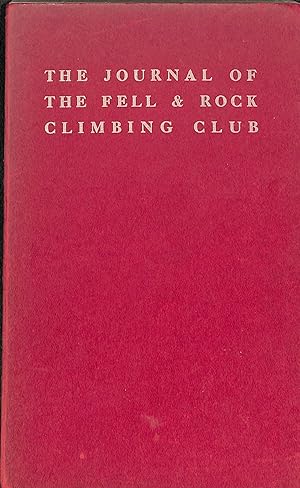 Bild des Verkufers fr The Journal of The Fell & Rock Climbing Club of the English Lake District No. 45 Volume XVI (No. I) zum Verkauf von WeBuyBooks