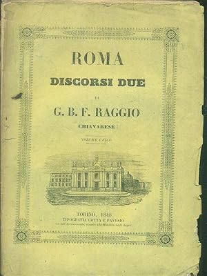 Imagen del vendedor de Roma Discorsi due a la venta por Miliardi di Parole