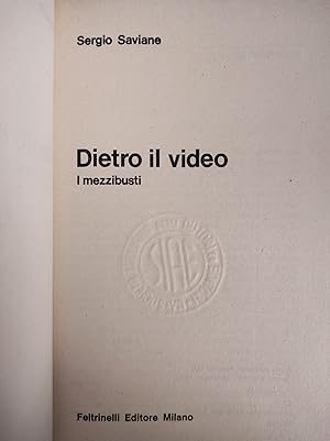 Immagine del venditore per DIETRO IL VIDEO. I MEZZIBUSTI venduto da libreria minerva