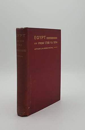 Imagen del vendedor de A HISTORY OF EVENTS IN EGYPT From 1798 to 1914 a la venta por Rothwell & Dunworth (ABA, ILAB)