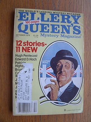 Seller image for Ellery Queen's Mystery Magazine October 1978 for sale by Scene of the Crime, ABAC, IOBA