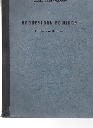 Bild des Verkufers fr Orchestral Bowing zum Verkauf von Book Booth