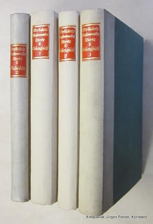 Gesammelte Werke (II). 4 Bände. München, Georg Müller, 1920-1923. Or.-Hlwd.; gering angestaubt, e...