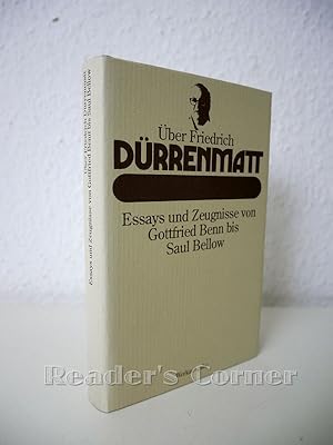 Werkausgabe, Band 30. Über Friedrich Dürrenmatt - Essays und Zeugnisse von Gottfried Benn bis Sau...