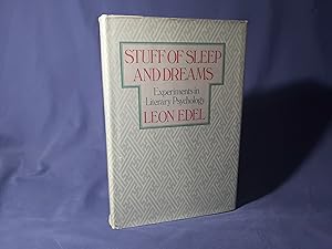 Seller image for Stuff of Sleep and Dreams,Experiments in Literary Psychology(Hardback,w/dust jacket,1982) for sale by Codex Books