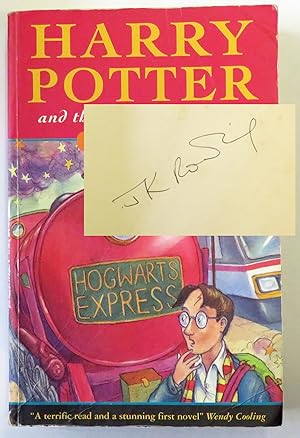 Bild des Verkufers fr Harry Potter and the Philosopher's Stone Signed First Edition zum Verkauf von St Marys Books And Prints