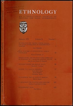 Seller image for Some Features of Zinacantecan Medical Knowledge in Ethnology, Volume X, Number 1 for sale by The Book Collector, Inc. ABAA, ILAB