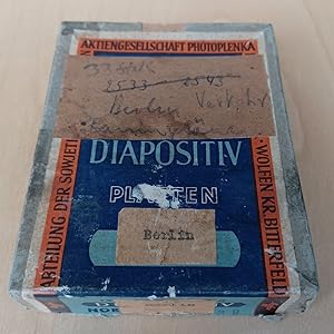 5 Diapositive (Glasplatten) zur Stadtplanung für Berlin nach 1945. Flächennutzungsplan / Raumentw...