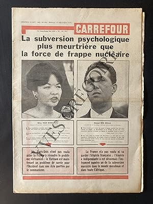 CARREFOUR-N°992-18 SEPTEMBRE 1963
