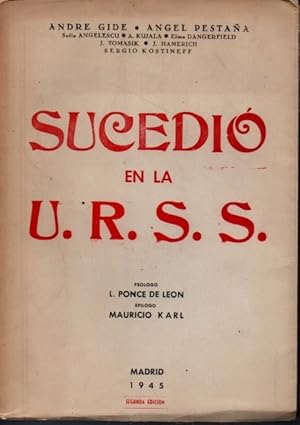 Seller image for SUCEDI EN LA URSS. for sale by Books Never Die