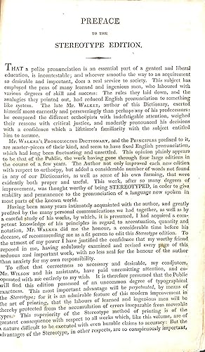 Image du vendeur pour Critical Pronouncing Dictionary and Expositor of the English Language to which are Prefixed Principles of English Pronunciation Likewise Rules to be observed by the Natives of Scotland Ireland and London for Avoiding their Respective Peculiarities mis en vente par WeBuyBooks