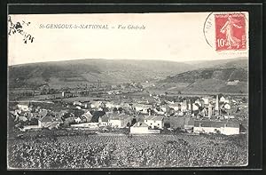 Bild des Verkufers fr Carte postale Saint-Gengoux-le-National, Vue Gnrale zum Verkauf von Bartko-Reher