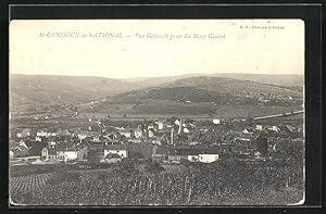 Bild des Verkufers fr Carte postale Saint-Gengoux-le-National, Vue Gnrale prise du Mont Goubot zum Verkauf von Bartko-Reher