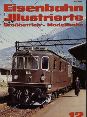 Image du vendeur pour Eisenbahn Illustrierte Grobetrieb Modellbahn Heft 12/1984 (Dezember 1984). . . mis en vente par Versandantiquariat  Rainer Wlfel