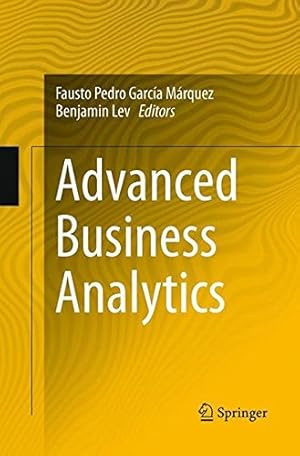 Bild des Verkufers fr Advanced Business Analytics [Paperback ] zum Verkauf von booksXpress