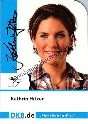 Seller image for Original Autogramm Kathrin Hitzer Biathlon /// Autograph signiert signed signee for sale by Antiquariat im Kaiserviertel | Wimbauer Buchversand