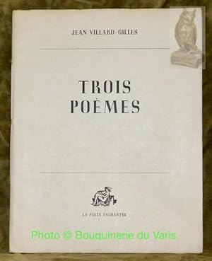 Seller image for Trois pomes pour clbrer la victoire. Libration de Paris. La Cit nouvelle. A Winston Churchill. for sale by Bouquinerie du Varis