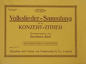 Bild des Verkufers fr Volkslieder-Sammlung fr die Konzert-Zither (Band 1), zum Verkauf von Versandantiquariat Hbald
