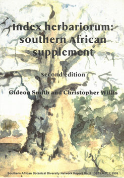 Seller image for Index Herbariorum: Southern Africa Suppliement for sale by Eaglestones