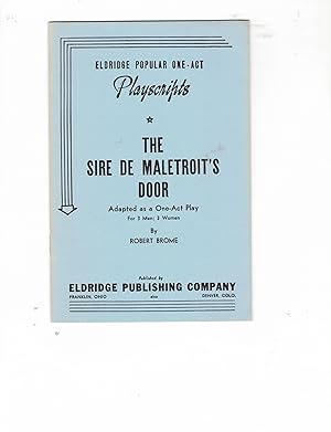 Seller image for The Sire De Maletroit's Door: Adapted As a One-Act Play for sale by Wickham Books South