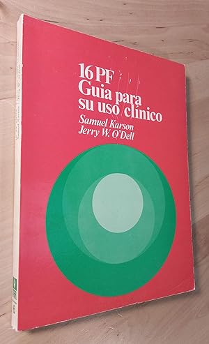 Seller image for 16PF. Guia para su uso clnico for sale by Llibres Bombeta