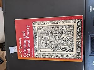 Immagine del venditore per Criticism and Mediaeval Poetry, 2nd edition venduto da East Kent Academic