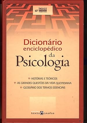 DICIONÁRIO ENCICLOPÉDICO DA PSICOLOGIA