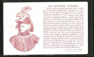 Imagen del vendedor de Ansichtskarte Franzsische Revolution, Portrait General Kleber a la venta por Bartko-Reher