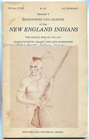 Bild des Verkufers fr Volume V: Biographies and Legends of the New England Indians (New England Historical Series) zum Verkauf von Between the Covers-Rare Books, Inc. ABAA