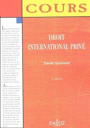 Droit international priv? - Daniel Gutmann