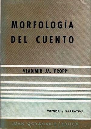 Imagen del vendedor de Morfologa del cuento. a la venta por Librera Reciclaje