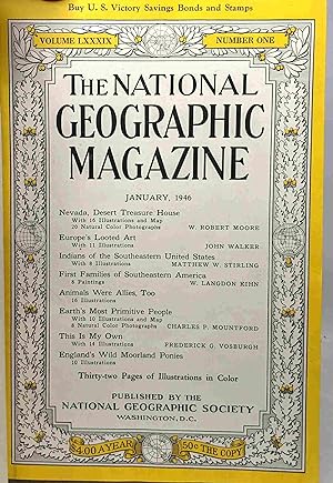 The national Geographic Magazine - Year 1946 Jan. - Dec. --- 2 volumes - VOL. LXXXIX + XC