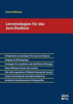 Bild des Verkufers fr Lernstrategien fr das Jura-Studium zum Verkauf von AHA-BUCH GmbH