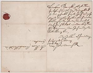 Rare autograph letter signed by the first King of Prussia