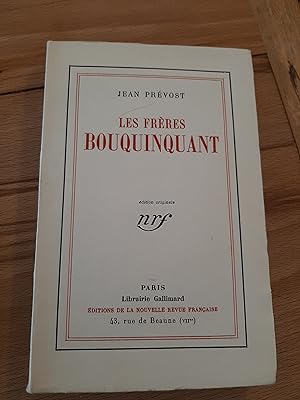 Image du vendeur pour Les Frres Bouquinquant mis en vente par Jean-Yves Bochet Aprs l'Iris Noir