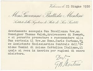 Bild des Verkufers fr Typed letter signed zum Verkauf von Andreas Wiemer Historical Autographs