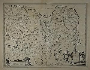 Tartaria sive Magni Chami Imperium. Kupferstich-Karte aus "Novus Atlas, sive Theatrum Orbis Terra...