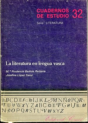 LA LITERATURA EN LENGUA VASCA.
