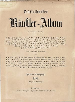 Düsseldorfer Künstler-Album (Vollständige Ausgabe 4. Jahrgang 1855)