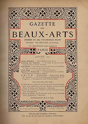 Gazette des Beaux-Arts (Sammelband Januar-April 1923)