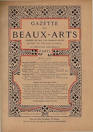 Gazette des Beaux-Arts (Sammelband Mai-Juli 1920)