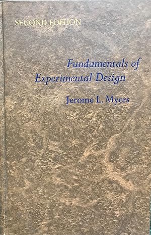 Seller image for Fundamentals of Experimental Design, Second Edition for sale by Margaret Bienert, Bookseller