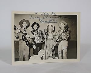 Signed Photo of Curly Clements and the Rangers