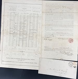 DEED OF SALE FOR PEW NUMBER 107 OF THE UNITED CONGREGATIONAL CHURCH, NEWPORT, RHODE ISLAND, TO JO...