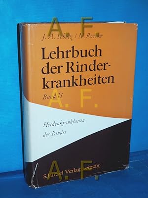 Imagen del vendedor de Lehrbuch der Rinderkrankheiten (hier nur Band II: Herdenkrankheiten des Rindes) ( / MIT WIDMUNG von Karl Elze) a la venta por Antiquarische Fundgrube e.U.