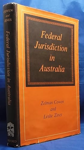 Image du vendeur pour Federal Jurisdiction in Australia (Second Edition) mis en vente par Wormhole Books